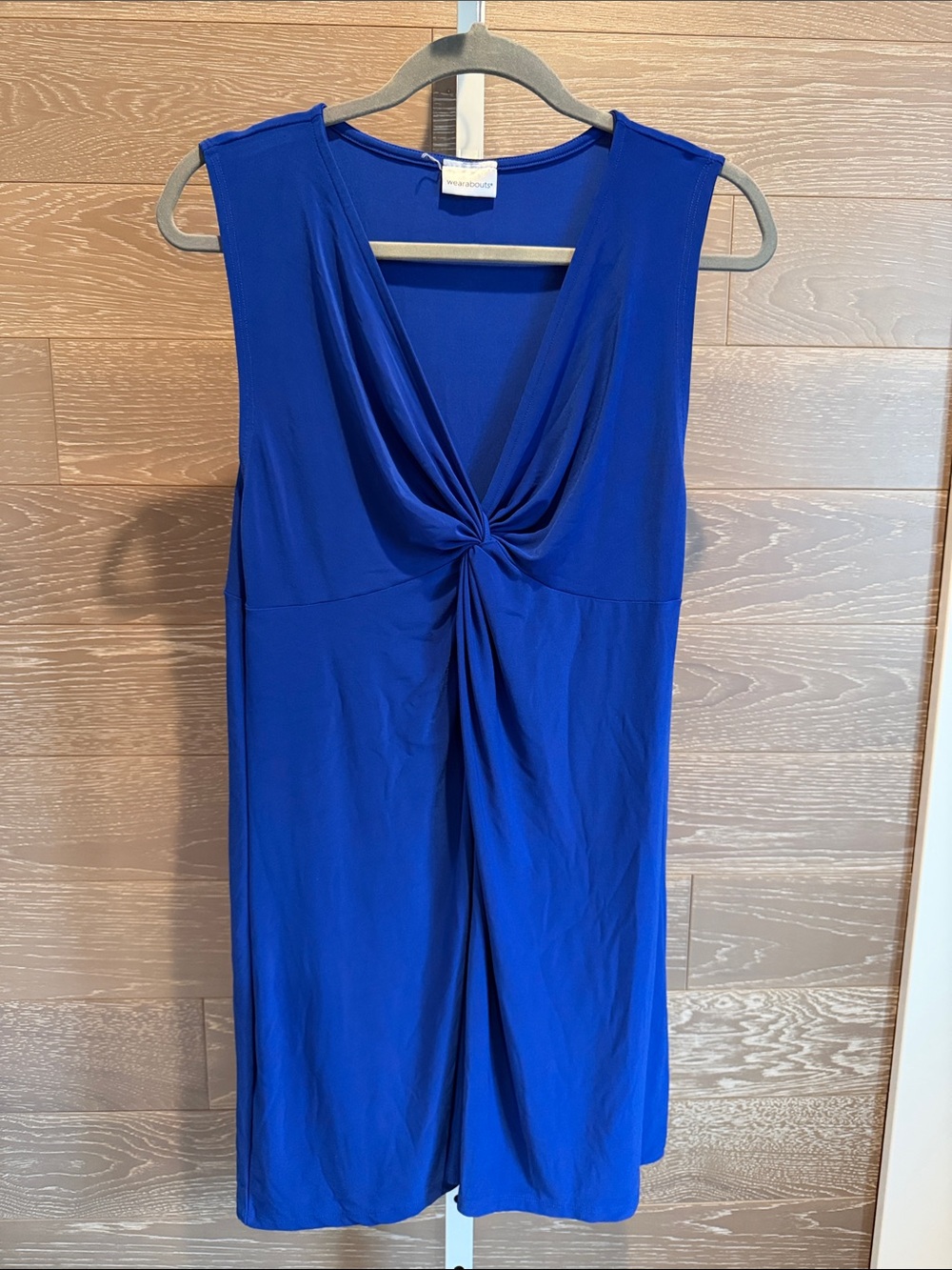 Knot-Front Swim Coverup Dress